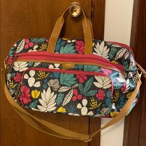 Fossil duffel weekender bag